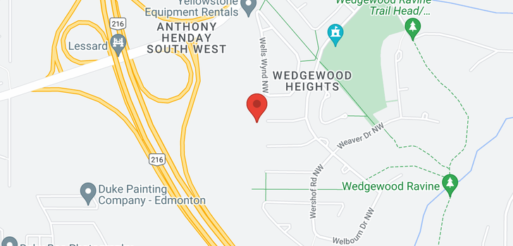 map of 1078 WEDGEWOOD BV NW